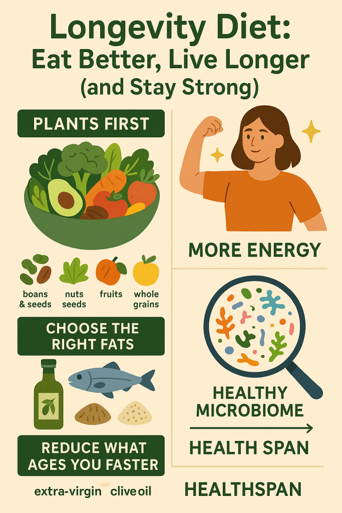 Longevity Diet: How to Eat for a Longer, Healthier Life