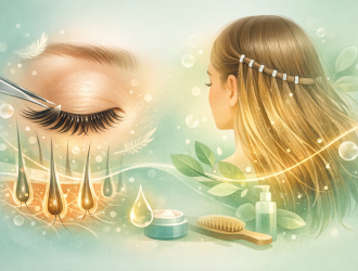 eyelash and hair extensions