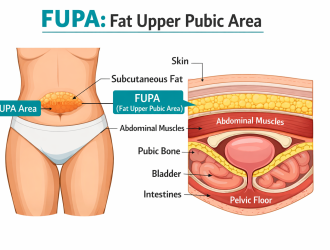 fupa fat upper pubic area diagram