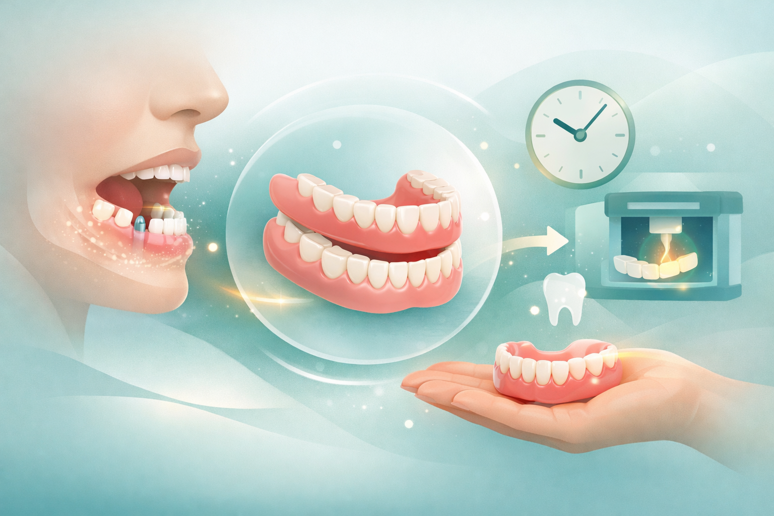 same day dentures