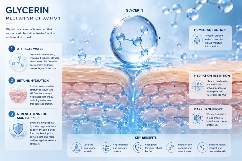 Glycerin for the Skin: The Simple Ingredient Behind Healthy, Balanced Skin