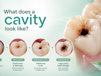 what does a cavity look like